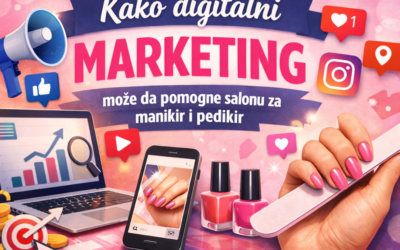 Salon za manikir i pedikir i digitalni marketing